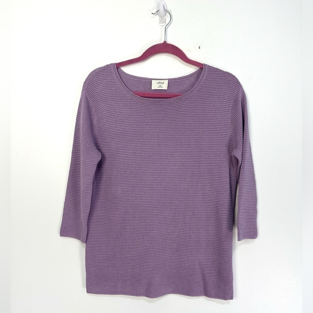 Aritzia Wilfred Blanchard Linen Blend Sweater Sz XXS